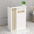 Nordic Front Desk Reception Desk for Beauty Salon Bar Table Cashier Counter Shop Small Clothing Store Cashier Office Furniture