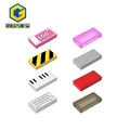 Gobricks 10pcs 3069 אבני בניין לבנים אריח 1x2 חלקים עם חריץ תואם 30070 חינוכי יצירתי צעצועי בנייה