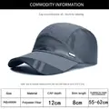 Adjustable Quick Dry Braethable Hat Running Baseball Summer Mesh Cap Visor Sports Cool Fashion Hot Outdoor Popular Men Women preview-2