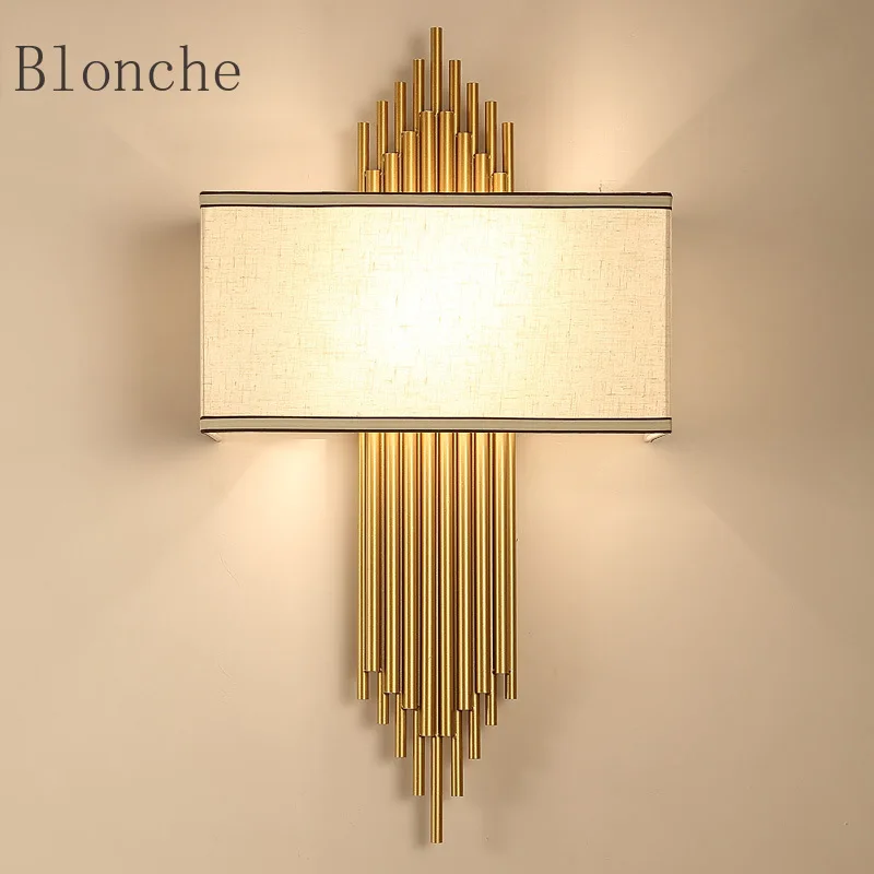 modern gold wall lights