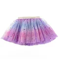 Girls Soft Tulle BabyTutu Children Rainbow Stars Tutu Skirt