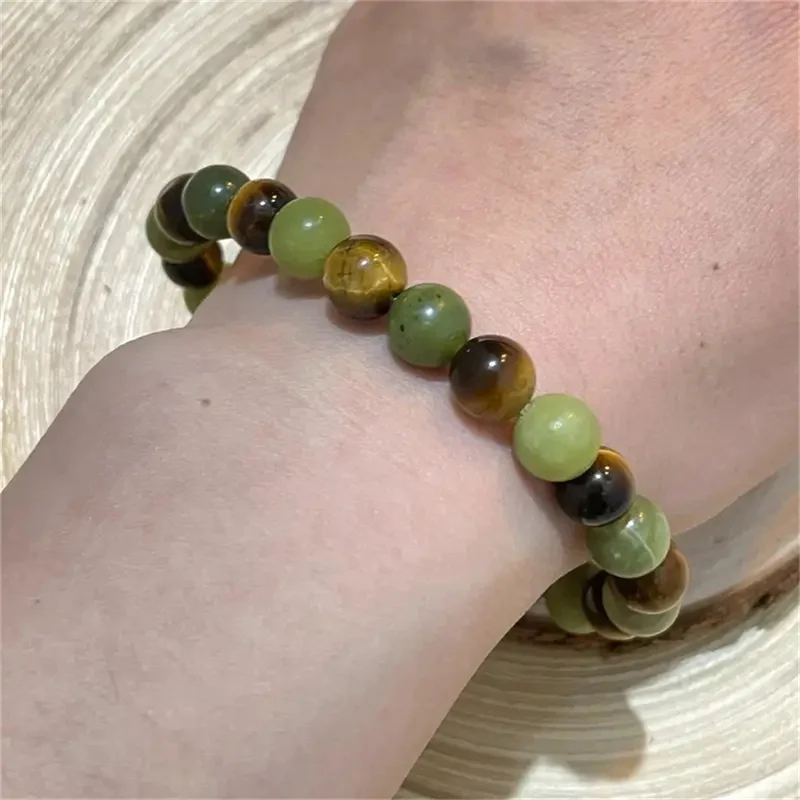 Natural Stone Crystal Beads Bracelet for Women Unisex 7 Chakra Energy Protection Healing Prosperity Bangle Good Luck Jewelry-animated-img