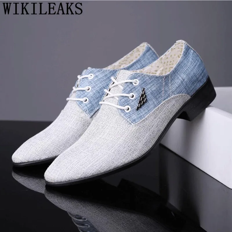 canvas mens dress shoes