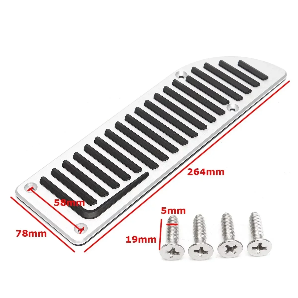 for Volvo S60 V60 XC60 V70 XC70 S80 Car Rest Pedal Car Accessories Tools Car Aluminum Footrest Rest Gas Pedal Pad-animated-img