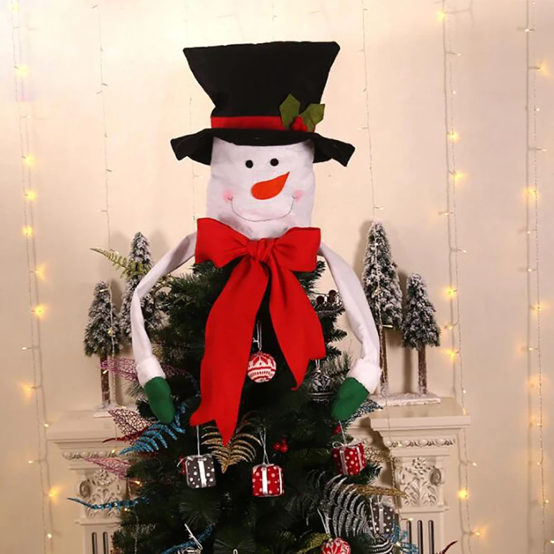 Big Cover Snowman Hat Tree Decoration