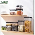 Sealed Can Kitchen Storage Box Transparent Food Can Freshness Preservation New Transparent Container Moisture Proof Storage Box