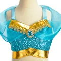 Kids Arabian Princess Dress Girls Halloween Jasmine Costume Children Carnival Cosplay Party Disguise Girl Sequins Pageant Outfit preview-2