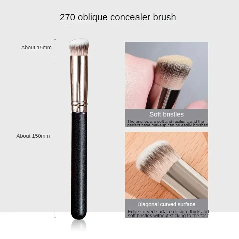 170/270 Makeup Brushes Powder Foundation Concealer BB Cream Brush Blush Concealer Foundation Liquid Face Makeup Brushes Tools-animated-img