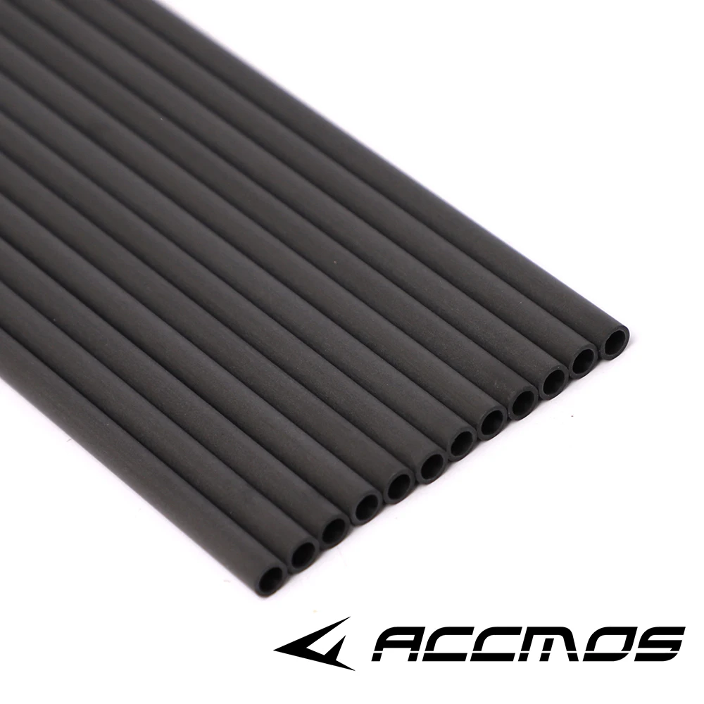 DIY Carbon Arrow Shafts Kit - Choose Spine (200-800) & Custom Length, Includes Inserts & Nocks For Recurve/Compound/Longbow