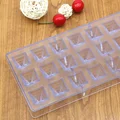 3D Pyramid Shape Polycarbonate Chocolate Moulds,wholesale Pc Plastic Chocolate Square Mold,kitchen Bakeware Pyramid Pan preview-4