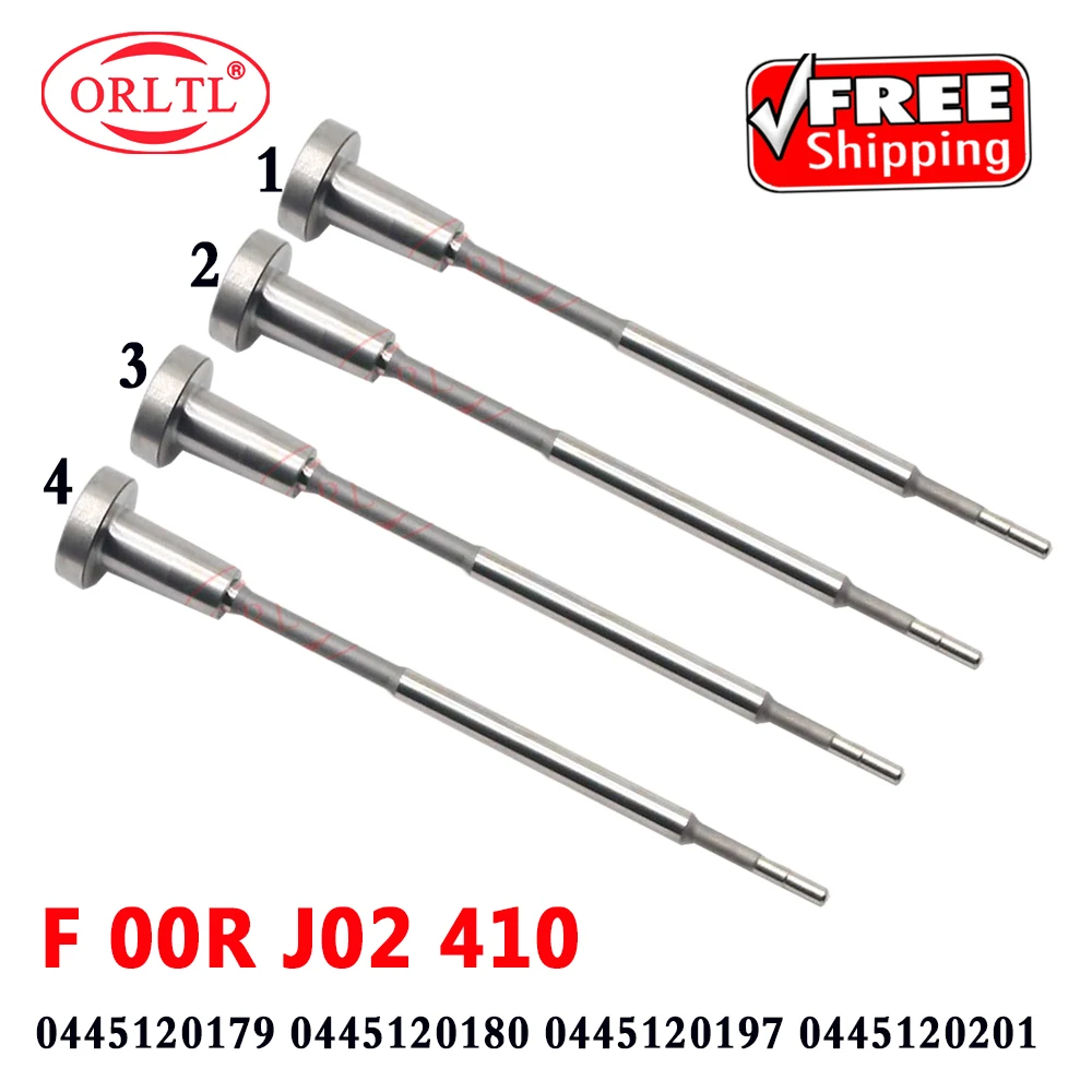 ORLTL F00RJ02410 Diesel Injector 0445120179 0445120180 0445120197 0445120201 Fuel VALVE F 00R J02 410 FOR BOSCH 4 Pieces-animated-img