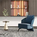 Home office light luxury modern minimalist single sofa chair hotel room single sofa chair preview-2