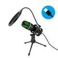 Professional USB Condenser Microphone For PC Laptop Streaming Video Games YouTube Podcasts  Vocals preview-1