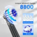 Water Dental Flosser Teeth Portable for Teeth/Braces USB Oral Irrigator Cleaner IPX7 Waterproof Electric Toothbrush Set Home preview-5