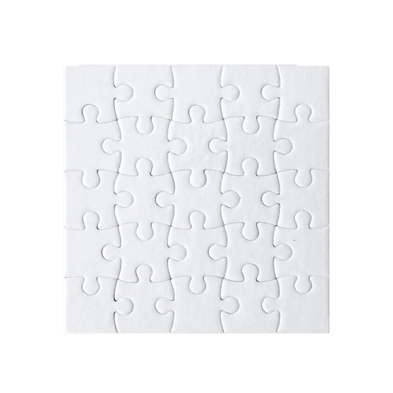 10pcs A5 Jigsaw Puzzles Sublimation Blanks Puzzles DIY Heat Transfer Craft  Photo paper 19x13cm 48pcs spare parts
