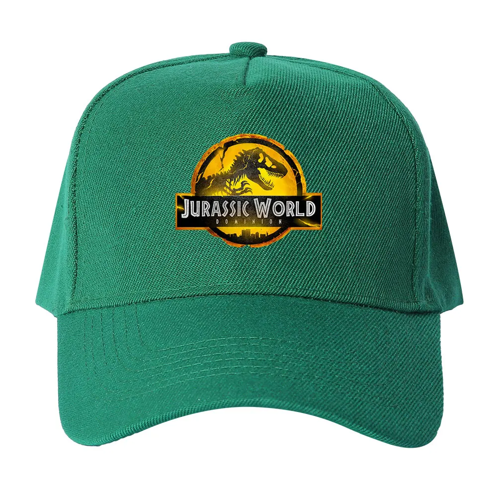 Unisex Jurassic Park Baseball Caps Adjustable Cotton Hip-hop Trucker Hats for Teenagers, Snapback Cap, Sun Protection, Men  Wom-animated-img