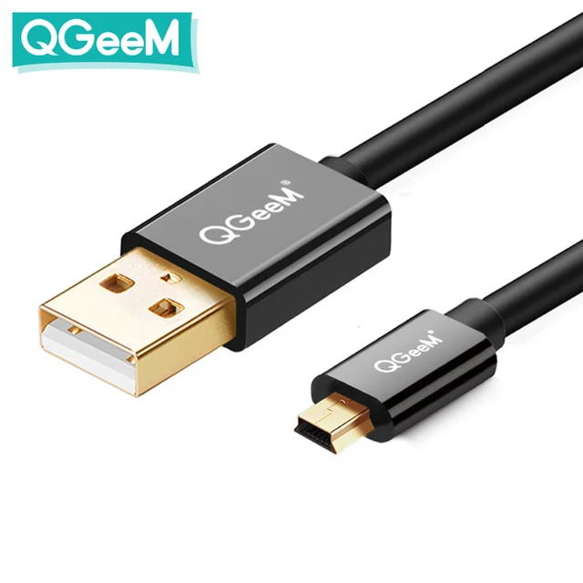 Mini USB Cable Mini USB to USB Fast Data Charger Cable for Cellular Phones MP3 MP4 Player GPS Digital Camera HDD Mini USB-animated-img