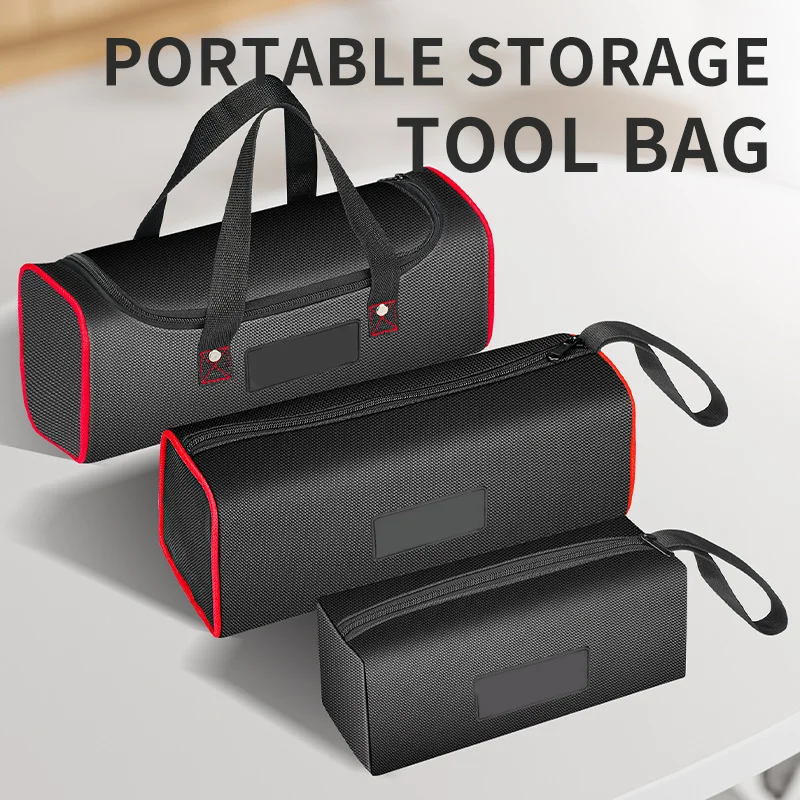 Nylon Carrying Bag Reel Type Tool Kit Electrician Tool Insert Bag Canvas  Oxford Cloth Tool Kit Tool Bag Hardware Tool Kit