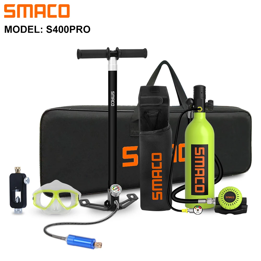 Купить Водные виды спорта | SMACO S400 1L Mini Scuba Diving Tank ...