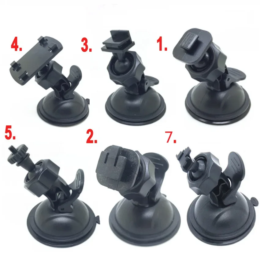 6 Types Mini Suction Cup Mount Tripod Auto Car DVR Holder DV GPS Camera Stand Bracket Phone Holder  6mm screw connector-animated-img