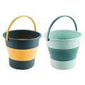 5/10L Folding Bucket Multifunctional Water Storage Container Lightweight Environmentally Space Saving for Camping Fishing preview-2