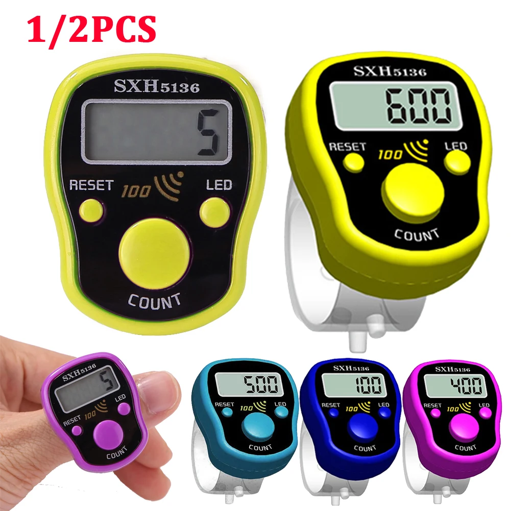 Mini Finger Counter LCD Electric Digital Display with Light Tally