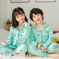 Girls Pajamas Sets 2 to 3 4 5 6 7 8 9 10 11 12 Years Long Sleeve Kids Pijamas Rabbit Print Toddler Girl Pyjama Spring Autumn Pjs preview-4