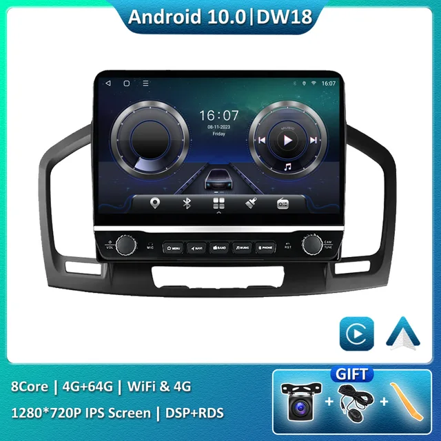 Αγορά AliExpress  Android 10 2din Car Radio For Buick Regal For Opel  Insignia 2009 - 2017 Auto Video Player Navigation CarPlay Autoradio HU No  DVD