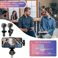 Wireless Lavalier Microphone With Windproof Cover Audio Video Recording Mini Mic For iPhone Android Mobile Phone Microphone preview-4