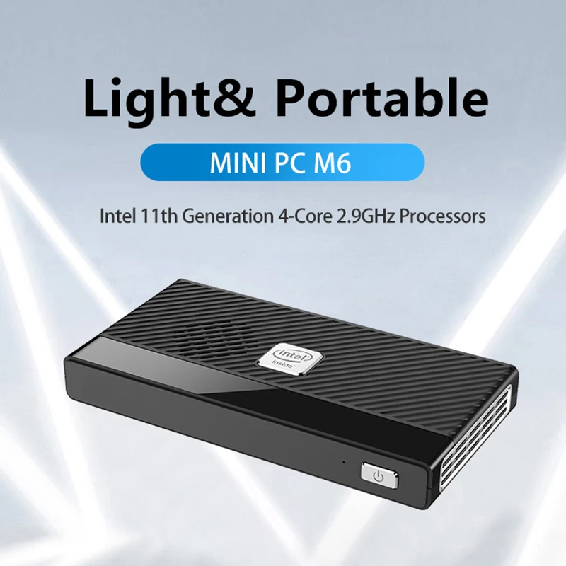 Купить Алиэкспресс Morefine M6 Mini Pc 11th Pocket Windows 11 Intel Celeron N5105 816gb Ddr4 6632