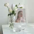 אגרטל פרחים וינטאג 'אגרטל זכוכית מיני מסיבת חתונה שקוף הידרופוניקה צמח אגרטלי פרחים קישוטים שולחניים קישוטים לבית