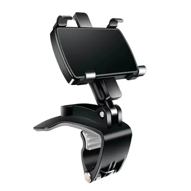 Universal 360 Degree Rotation Car Dashboard Smartphone Bracket Car Clip Mount Dashboard Gps Mobile Car Holder Phone Stand-animated-img