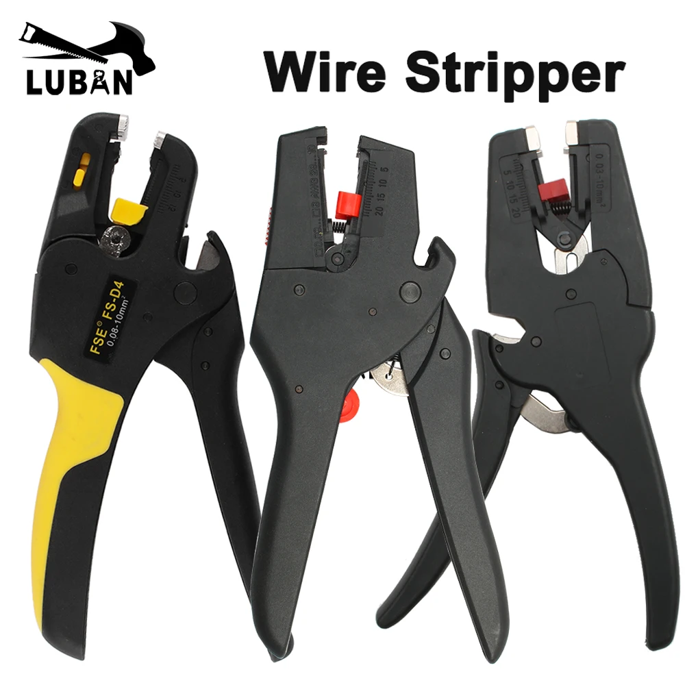 1PC FS-D4 Wire Stripper Tool Stripping Pliers Automatic 0.08-10mm 32-7AWG Cutter Cable FS-D3 Multitool Adjustable 0.03-6mm2-animated-img