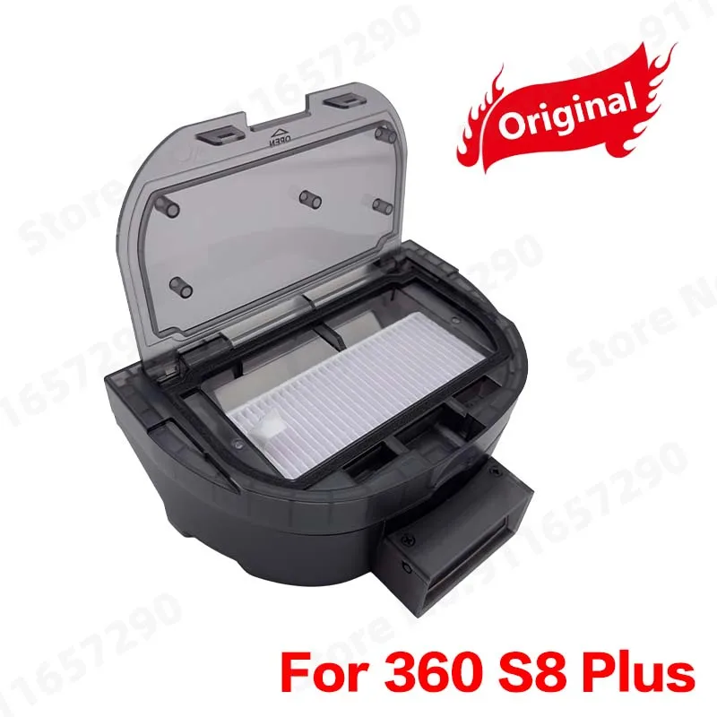 Dust Box For 360 S8 Plus Sweeping Robot Vacuum Cleaner Filter Dust Bin Container With Filter Accessories-animated-img