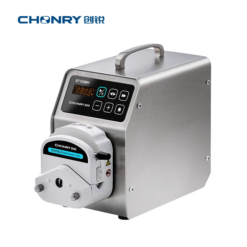 BT100MH High Flow Head Peristaltic Pump  For Coffee Machine Peristaltic Pump Filling-animated-img