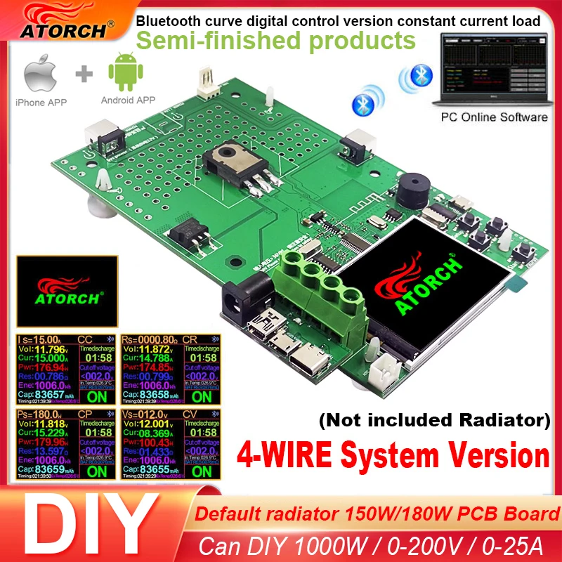 Купить Измерительные и аналитические приборы DIY 1000W 4 Wire DC
