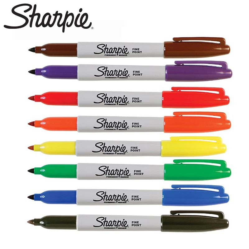 11 Colors Sharpie Paint Marker Waterproof Fine Point 1mm Permanent Art  Dust-free Marker Pen Creative