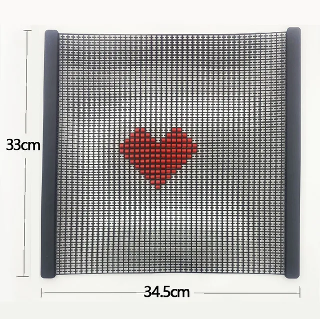 4Pcs 5mm Practical PE Clear Square Large Pegboards Board Circle Puzzle  Beads Template For Hama Fuse Perler Beads