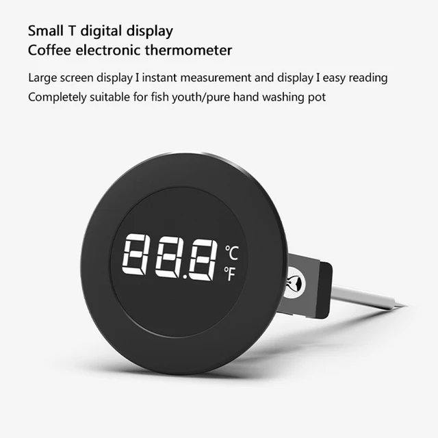 NEW 1pc Timemore Digital little T LCD display thermo detertor coffee thermometer coffee Latte Art maker tools Portable thermome-animated-img
