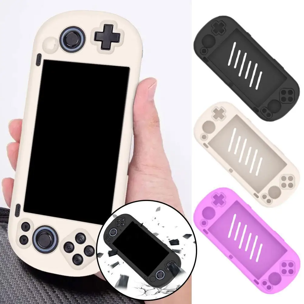 High Quality Silicone Case For Trimui Smart Pro 5 Inch Game Console Drop-proof Shockproof Protective Cover For Game Consoles-animated-img
