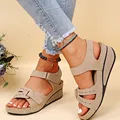 2023 New Sandals Shoes Women Soft Women's Sandals Slip On Open Toe Walking Shoes Slipper Party Footwear Female Zapatillas Muje