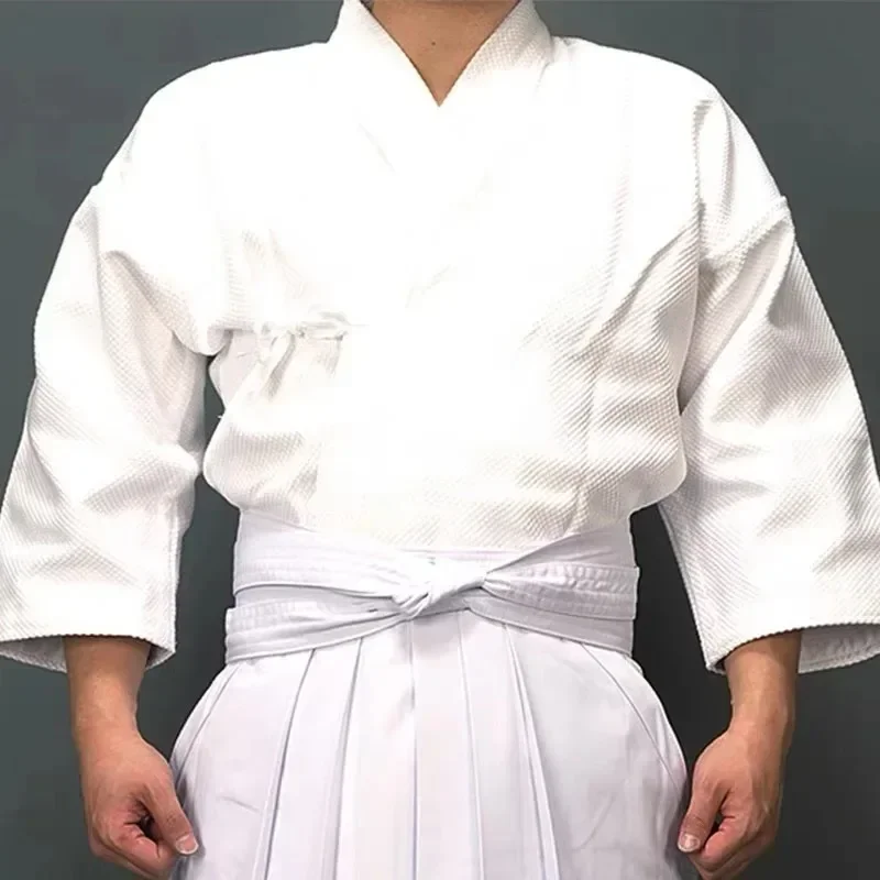 Aikido Gi Uniform Hapkido Pants Kendo Hakama Black Blue White  Japanese Samurai Traditional MensWomen Kids Adult  Keikogi-animated-img