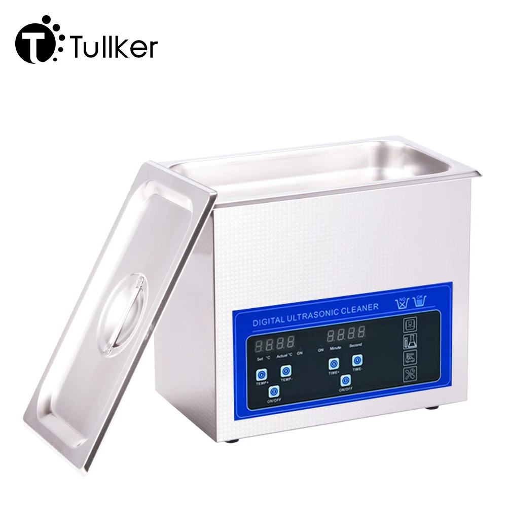 VEVOR 3/6/10/15/22/30L Ultrasonic Cleaner Ultrasonic Device stainless steel  with Heating Digital Timer for glasses