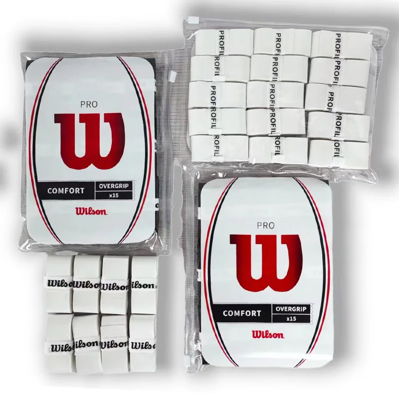 15 Pcs Original Wilson Tennis Racket Overgrip Non Slip padel Grips Tennis Racquet Sweat Absorption Tape Grip Tennis Accessories-animated-img