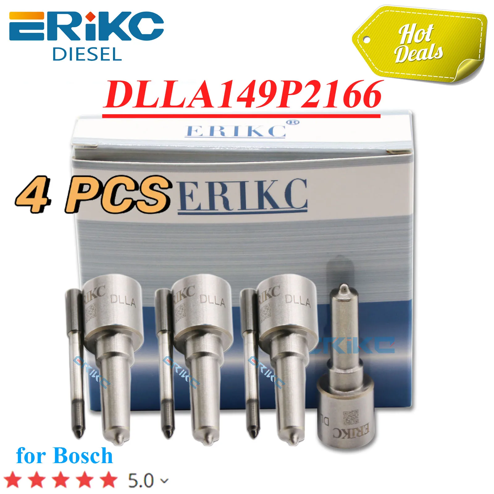 4PC DLLA149P2166 0433172166 CR Fuel  Injector Nozzle DLLA 149 P 2166 for Bosch 0445120215 0445120394 New-animated-img