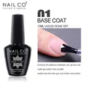 NAILCO 15ml Top Coat And Base Coat Art Design Gel Nail Polish UV Top Base Coat UV LED Soak Off Gel For Nail Decoration Varnish preview-3