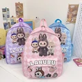 Labubu Large Capacity School bag, Lightweight Preppy Style Cute Backpack, Cartoon Anime Daypack, Casual Travel Commute Knapsack preview-2