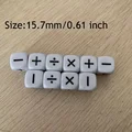 10 PCS Addition Subtraction Multiplication Division Symbol Dice preview-3