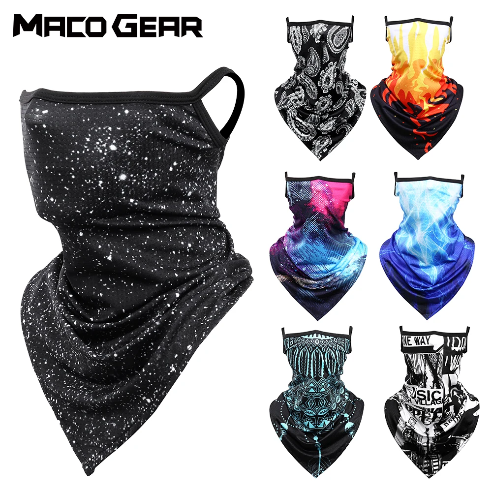 Summer Hanging Ear Bandana Sport Triangle Scarf Cycling Skiing Riding Hike Hunting Bike Running Breathable Face Mask Women Men-animated-img