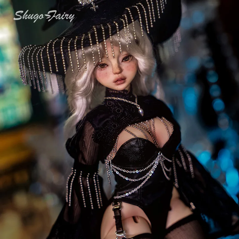 ShugaFairy Satani Lilith 1/4 Bjd Doll Halloween Witch Demon Style Darker Party High Quality Ball Jointed Dolls Toys-animated-img